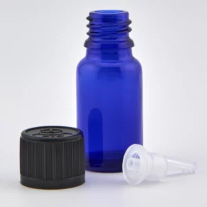 10ml York bottle GL18 with Black Child Resistant  Cap & 1.5mm Dropper