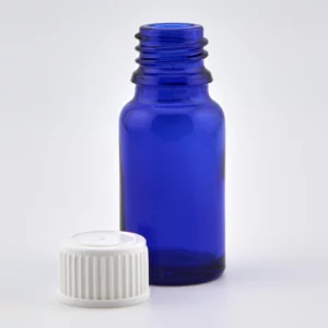 10ml York bottle GL18 with White PP Boreseal Cap