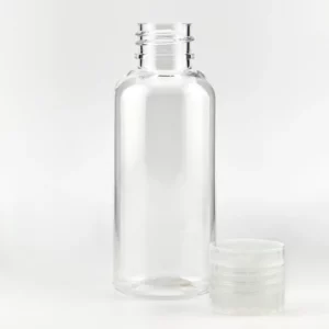 50ml BOSTON PET Bottle with Natural PP Flip Top Cap - 20/410