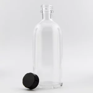 100ml RICHMOND Clear bottle R3/20 with Black PVDC lined cap