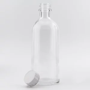 100ml RICHMOND Clear bottle R3/20 with White PVDC lined cap