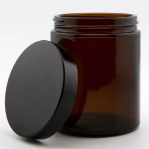 180ml Amber Ointment Jar and R363 Black Urea PVDC lined Cap