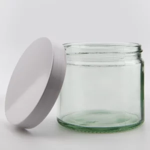 250ml Clear Ointment Jar and R3/83 White Urea PVDC lined Cap