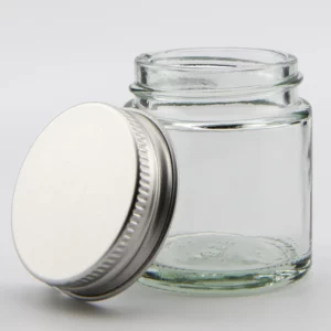 30ml Clear Glass Ointment Jar and  Aluminium  EPE lined cap