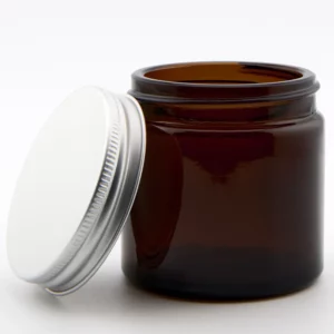 60ml Amber Glass Ointment Jar and  Aluminium  EPE lined cap