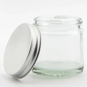 60ml Clear Glass Ointment Jar and  Aluminium  EPE lined cap